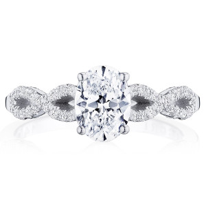Tacori P105OV75X55FW 14 Karat Coastal Crescent Engagement Ring