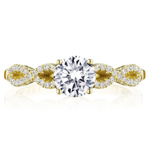 Tacori P105RD6FY 14 Karat Coastal Crescent Engagement Ring