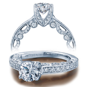 Verragio Platinum Paradiso Engagement Ring Paradiso-3003 R