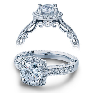 Verragio Platinum Paradiso Engagement Ring PAR-3077CU