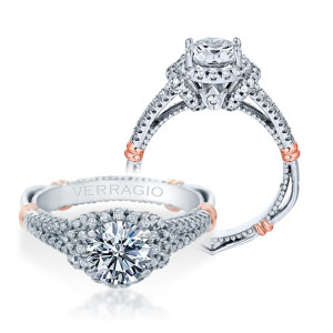 Verragio Parisian-117R Platinum Engagement Ring