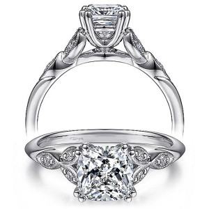 Taryn 14k White Gold Cushion Cut Diamond Engagement Ring TE11721C6W44JJ