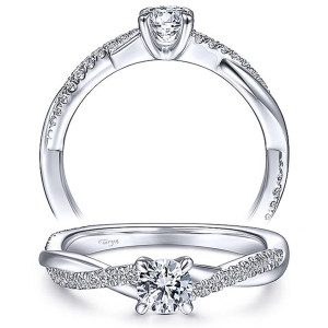 Taryn 14k White Gold Round Diamond Engagement Ring TE14922R0W44JJ