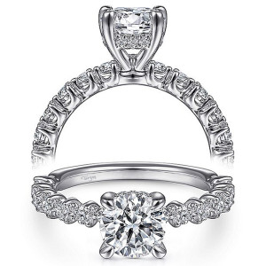 Taryn 14k White Gold Round Diamond Engagement Ring TE15277R4W44JJ