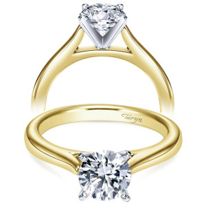 Taryn 14k Yellow Gold Round Solitaire Engagement Ring TE6685M4JJJ