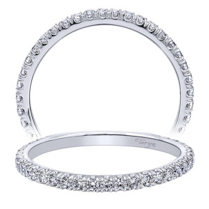 Taryn 14 Karat White Gold Straight Wedding Band TW10219W44JJ