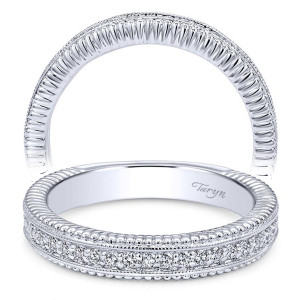Taryn 14 Karat White Gold Straight Matching Wedding Band TW10248W44JJ