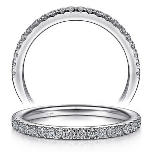 Taryn 14 Karat White Gold Matching Straight Wedding Band TW11490W44JJ