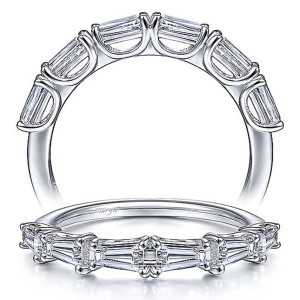 Taryn 14 Karat White Gold Matching Straight Wedding Band TW15179R4W43JJ