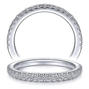 Taryn 14 Karat White Gold Matching Straight Wedding Band TW15180R4W44JJ