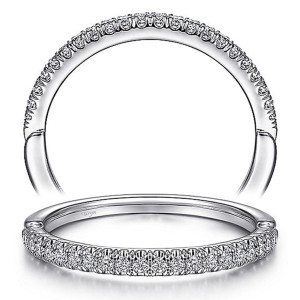 Taryn 14 Karat White Gold Matching Straight Wedding Band TW15183R3W44JJ