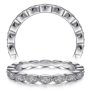 Taryn 14 Karat White Gold Matching Straight Wedding Band TW15201R4W44JJ