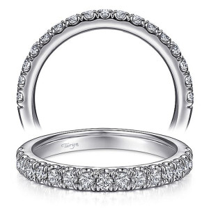 Taryn 14 Karat White Gold Matching Straight Wedding Band TW15246R4W44JJ