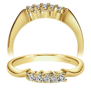 Taryn 14 Karat Yellow Gold Curved Wedding Band TW1705Y43JJ