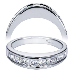 Taryn 14 Karat White Gold Straight Wedding Band TW1736W44JJ