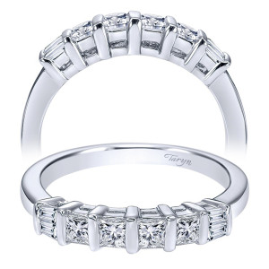 Taryn 14 Karat White Gold Straight Wedding Band TW2743W44JJ