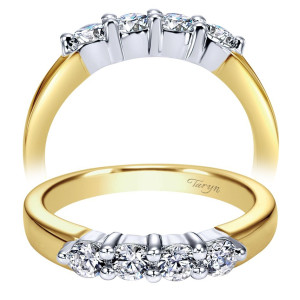 Taryn 14 Karat Yellow Gold Straight Wedding Band TW2790M43JJ