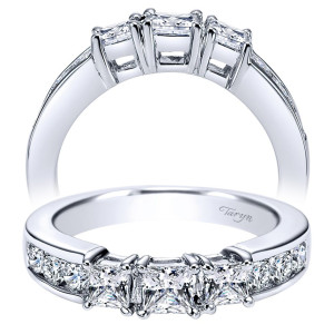 Taryn 14 Karat White Gold Straight Wedding Band TW3677W44JJ