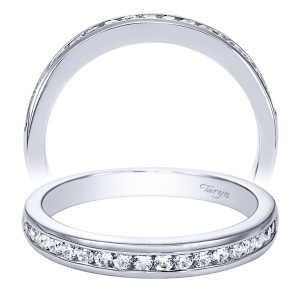 Taryn 14 Karat White Gold Matching Straight Wedding Band TW3744W44JJ