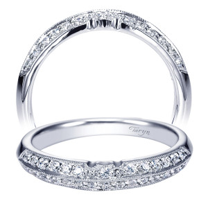 Taryn 14 Karat White Gold Straight Wedding Band TW3822W44JJ