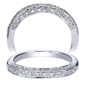 Taryn 14 Karat White Gold Straight Matching Wedding Band TW3877W44JJ