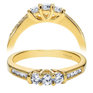 Taryn 14 Karat Yellow Gold Straight Wedding Band TW3967Y44JJ