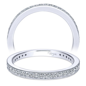 Taryn 14 Karat White Gold Round Wedding Band TW4121W44JJ