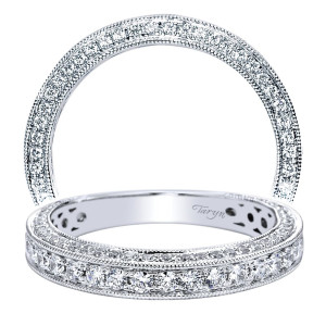 Taryn 14 Karat White Gold Straight Wedding Band TW4176W44JJ