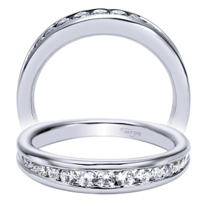 Taryn 14 Karat White Gold Curved Wedding Band TW4182W44JJ