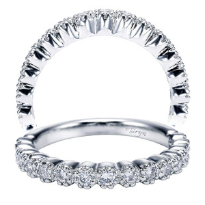 Taryn 14 Karat White Gold Matching Straight Wedding Band TW4227W44JJ