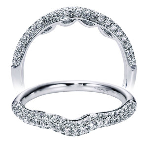 Taryn 14 Karat White Gold Curved Wedding Band TW6289W44JJ