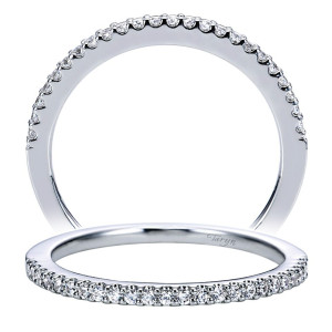 Taryn 14 Karat White Gold Straight Wedding Band TW6417W44JJ