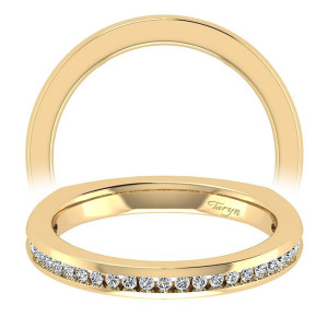 Taryn 14 Karat Yellow Gold Straight Wedding Band TW6655Y44JJ