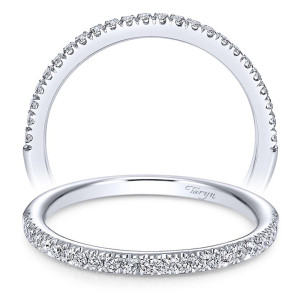Taryn 14 Karat White Gold Straight Matching Wedding Band TW6984W44JJ
