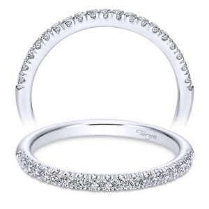 Taryn 14 Karat White Gold Straight Matching Wedding Band TW6990W44JJ