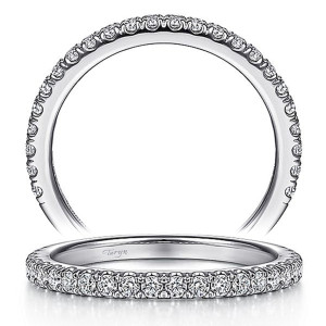 Taryn 14 Karat White Gold Matching Straight Wedding Band TW7259E4W44JJ