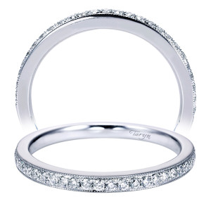 Taryn 14 Karat White Gold Straight Wedding Band TW7281W44JJ