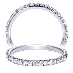 Taryn 14 Karat White Gold Matching Straight Wedding Band TW7430W44JJ