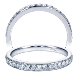 Taryn 14 Karat White Gold Round Wedding Band TW7447W44JJ