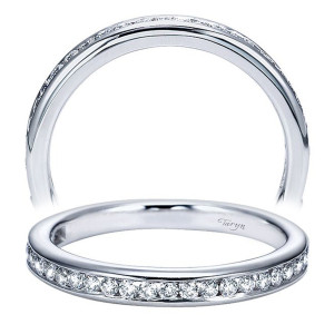 Taryn 14 Karat White Gold Matching Straight Wedding Band TW7475W44JJ