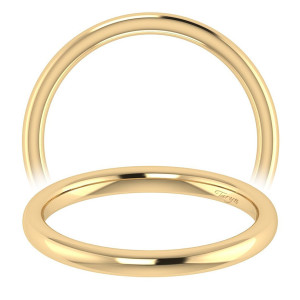 Taryn 14 Karat Yellow Gold Straight Wedding Band TW7490Y4JJJ