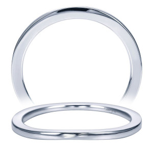 Taryn 14 Karat White Gold Curved Wedding Band TW7511W4JJJ