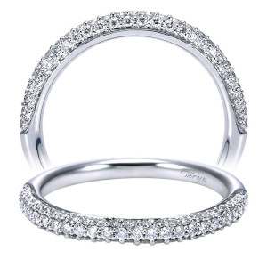 Taryn 14 Karat White Gold Curved Wedding Band TW7713W44JJ