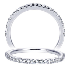 Taryn 14 Karat White Gold Straight Matching Wedding Band TW7842W44JJ