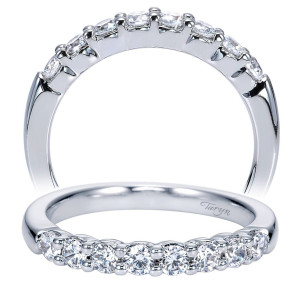 Taryn 14 Karat White Gold Straight Wedding Band TW7849W44JJ