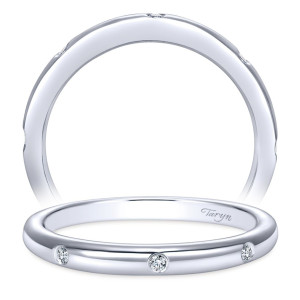 Taryn 14 Karat White Gold Straight Matching Wedding Band TW8077W44JJ
