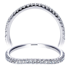 Taryn 14 Karat White Gold Curved Wedding Band TW8734W44JJ