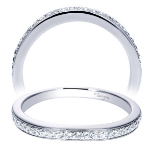 Taryn 14 Karat White Gold Curved Wedding Band TW8927W44JJ