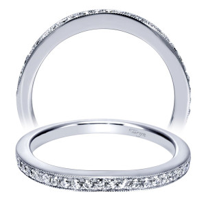 Taryn 14 Karat White Gold Curved Wedding Band TW9032W44JJ