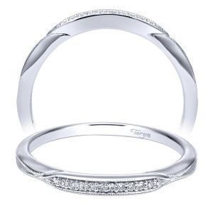 Taryn 14 Karat White Gold Straight Wedding Band TW911715R0W44JJ